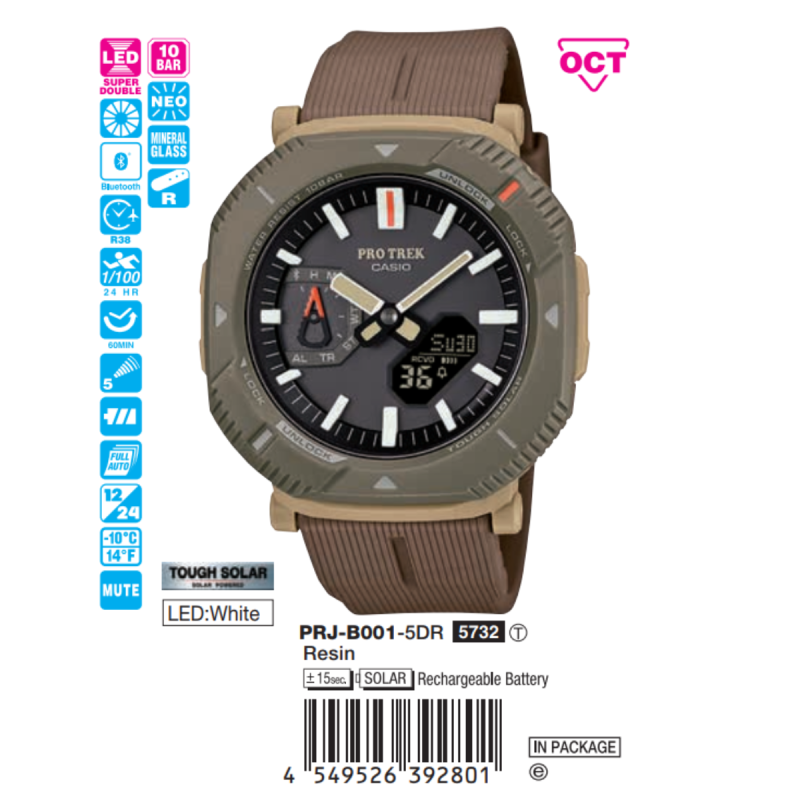 PRJ-B001-5DR | Đồng hồ Casio