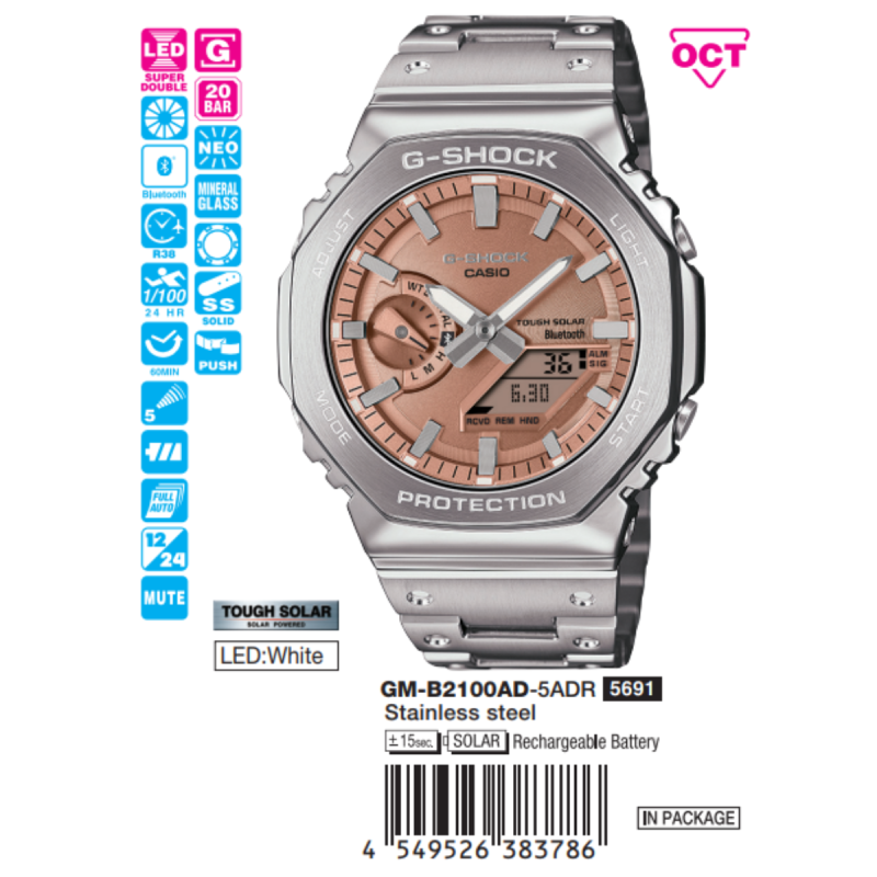 GM-B2100AD-5ADR | Đồng hồ Casio