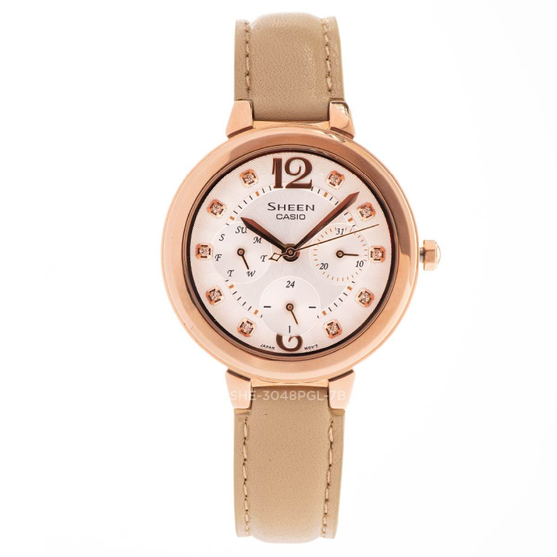 SHE-3048PGL-7BUDR | Đồng hồ Casio Sheen