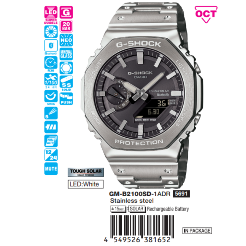 GM-B2100SD-1ADR | Đồng hồ Casio G-Shock
