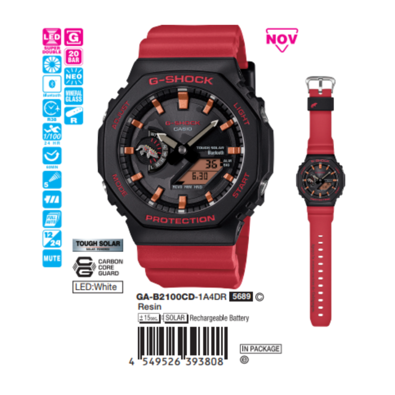 GA-B2100CD-1A4DR | Đồng hồ Casio