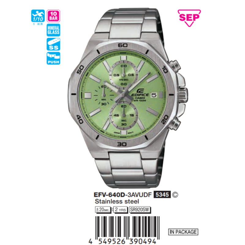 EFV-640D-3AVUDF | Đồng hồ Casio Edifice