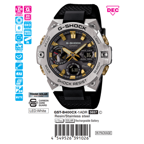 GST-B400CX-1ADR | Đồng hồ Casio G-Shock